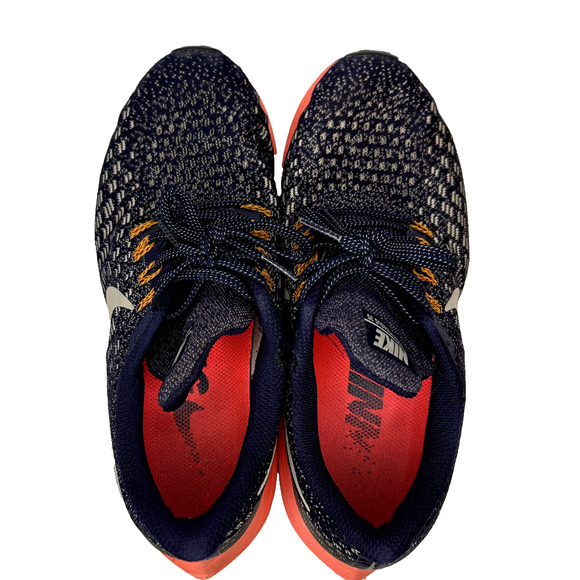 Nike Air Zoom Pegasus 35 Womens 8 Blackened Blue Coral Running Shoes Colorful - Picture 4 of 10